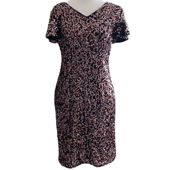 Vince Camuto Cocktail Party Sequin Short Mini Dress size 0 - Picture 1 of 13